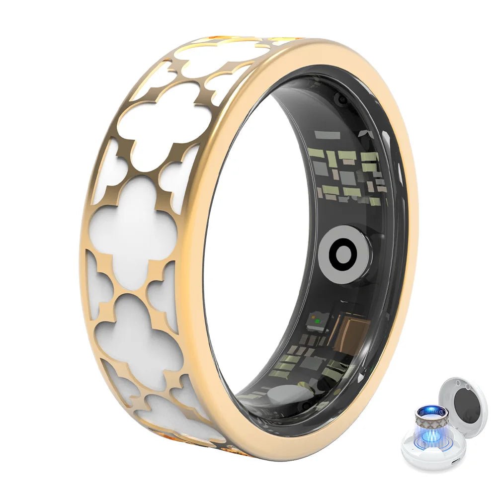 R26 Waterproof Smart Health Ring – 50m Fitness Tracker for Heart Rate, Sleep & Pedometer - EGBull