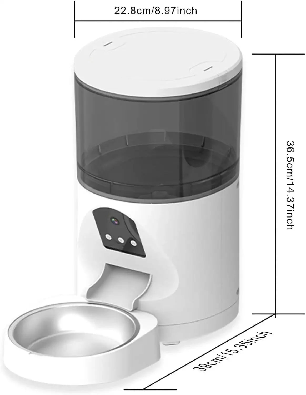 Smart Pet Feeder with Camera & Voice Control