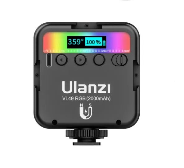 Ulanzi VL49 RGB Magnetic Mini Video Light - EGBull