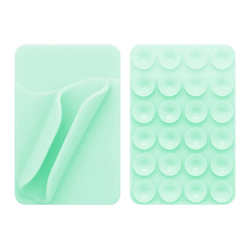 Multifunctional Silicone Suction Cup Phone Holder – Lipstick, Card & Lip Gloss Tray - EGBull