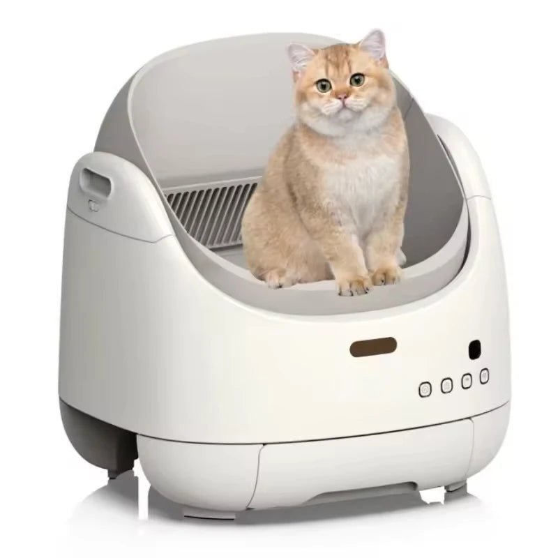 Open - Top Automatic Self - Cleaning Cat Litter Box - EGBull