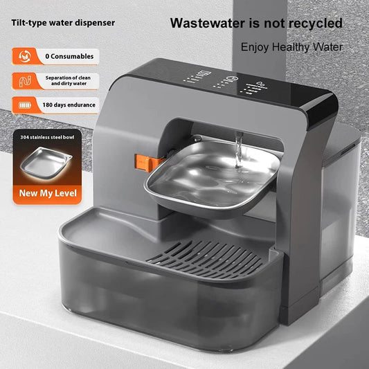 Wireless Battery - Operated Pet Water Fountain - EGBull