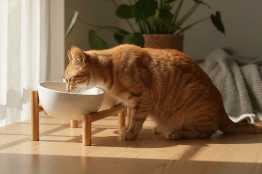 Elevated Cat Bowls: How to Improve Your Pet's Digestive Health and Feeding Posture - EGBull