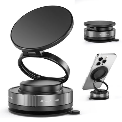 Magnetic Multi - angle Rotating Wall Vacuum Adsorption Suction Phone Holder - EGBull
