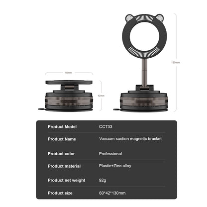 Car Magnetic Mobile Phone Holder Strong Suction Vacuum Adsorption Holder - EGBull