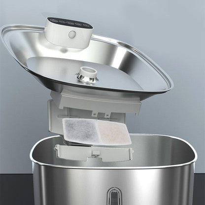 3.2L Stainless Steel Cordless Cat Fountain