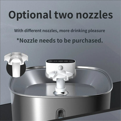 3.2L Stainless Steel Cordless Cat Fountain