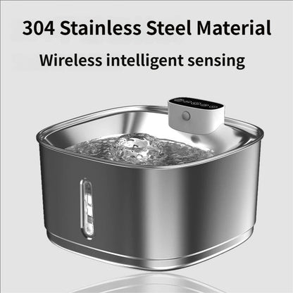 3.2L Stainless Steel Cordless Cat Fountain