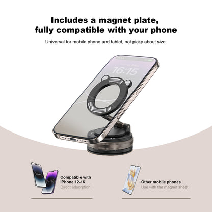 Car Magnetic Mobile Phone Holder Strong Suction Vacuum Adsorption Holder - EGBull