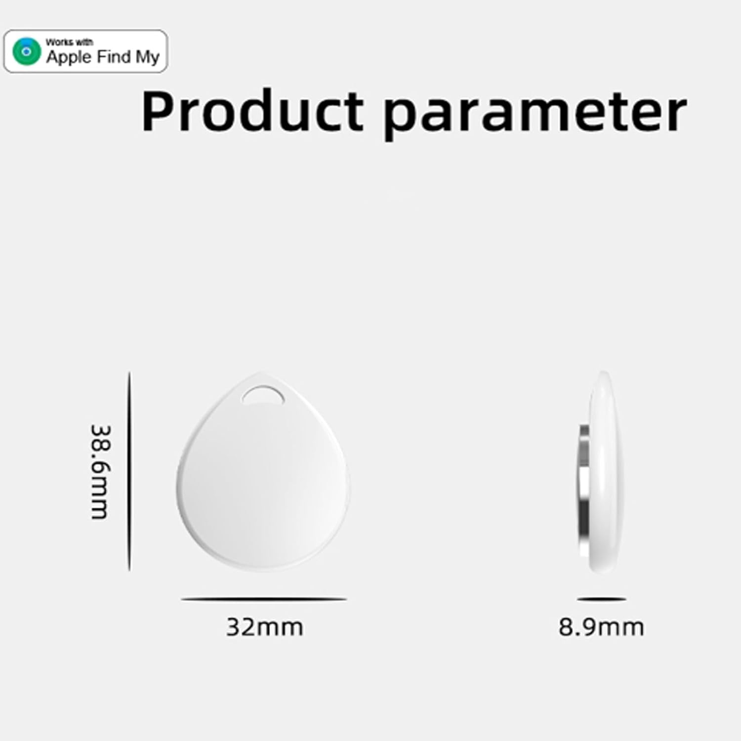 Smart Bluetooth Item Tracker – Mini Wireless Tag Locator for Keys, Luggage, Wallets, Backpacks – Anti - Lost Alarm with App Control (iOS Only) - EG Bull