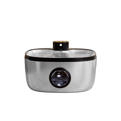 5L Stainless Steel Smart Pet Fountain with UVC Sterilization - EGBull