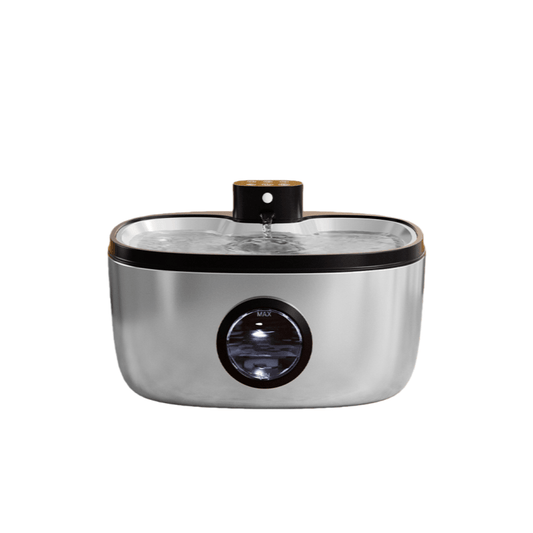5L Stainless Steel Smart Pet Fountain with UVC Sterilization - EGBull