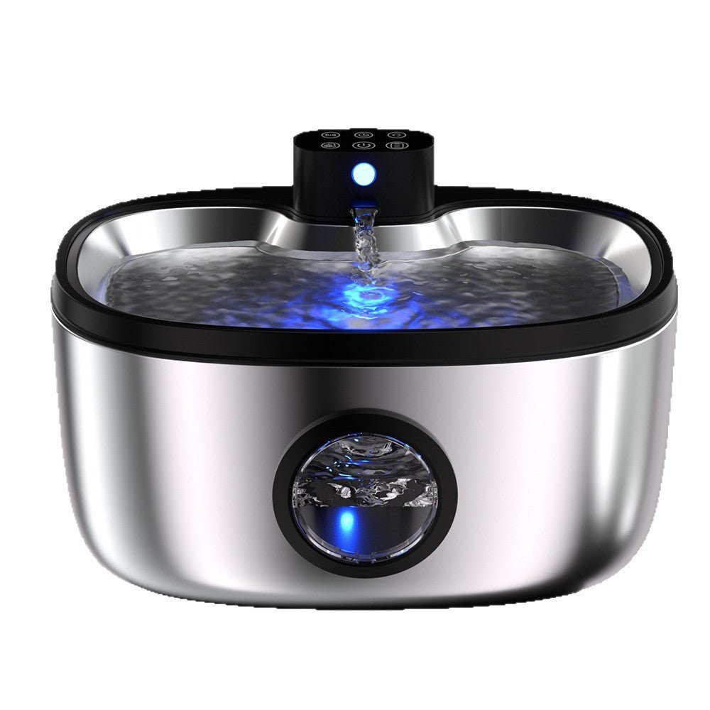5L Stainless Steel Smart Pet Fountain with UVC Sterilization - EGBull