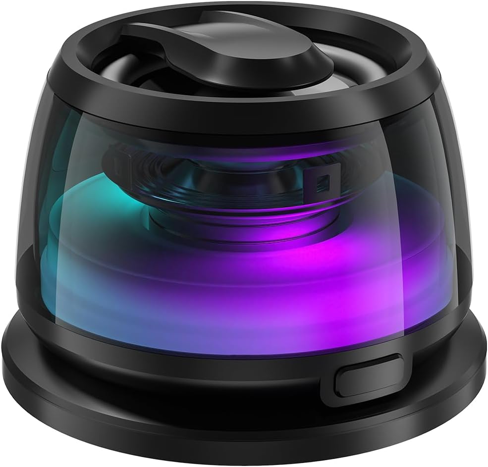 T34 Magnetic Multi - Functional Bluetooth Speaker – Compact Wireless Speaker with RGB Lights, Portable Phone Stand, Perfect for Travel, Office, Home, Outdoor Activities, and Gaming - EG Bull