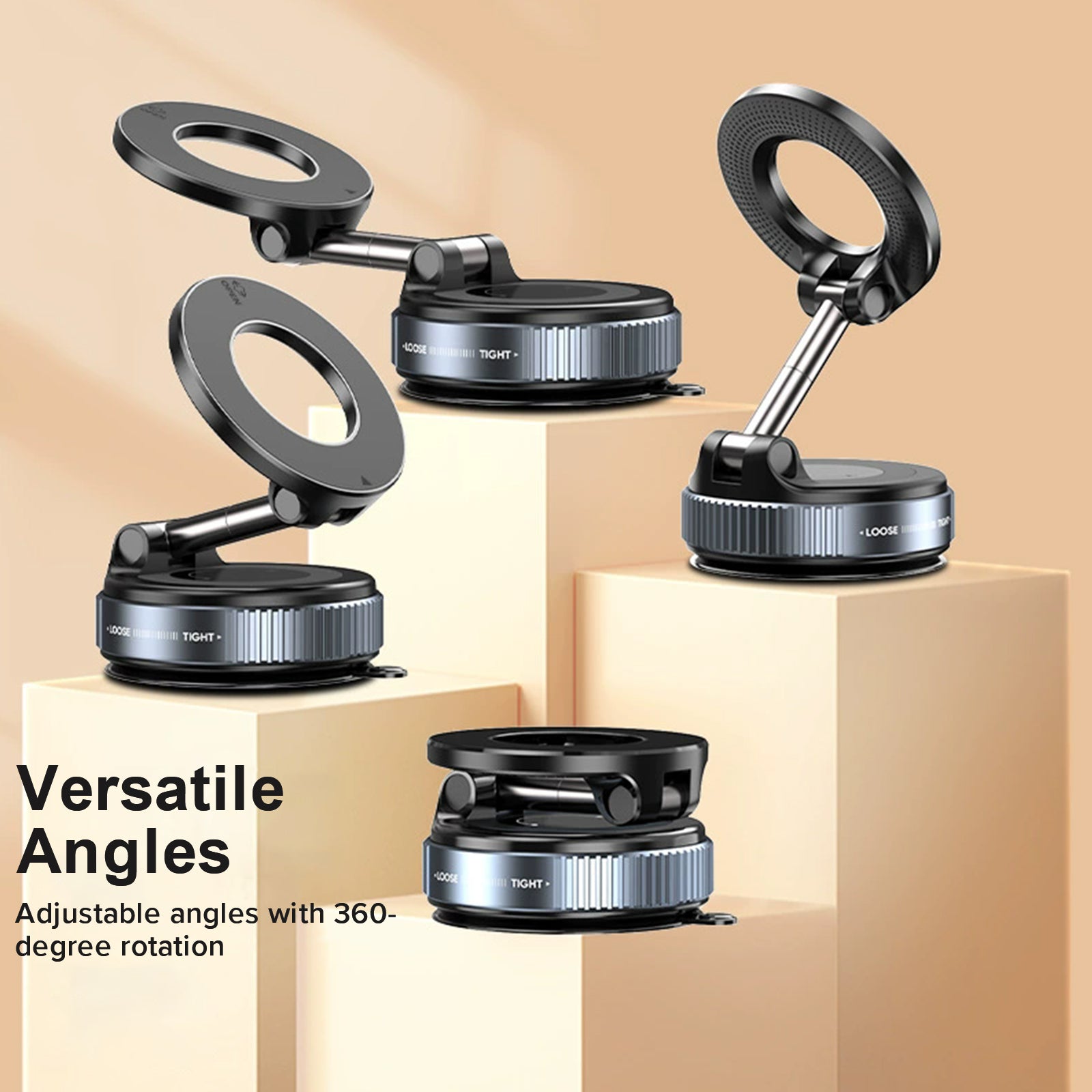 Magnetic Car Vacuum Mobile Phone Holder - EGBull