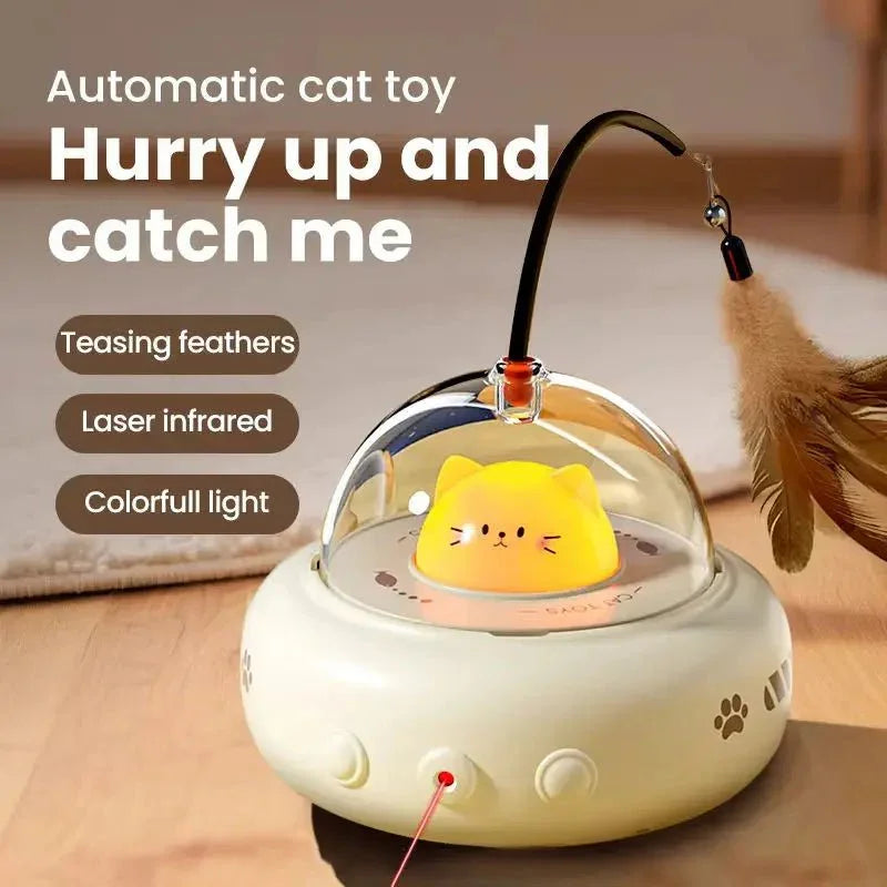 Smart Auto-Rotating Cat Toy