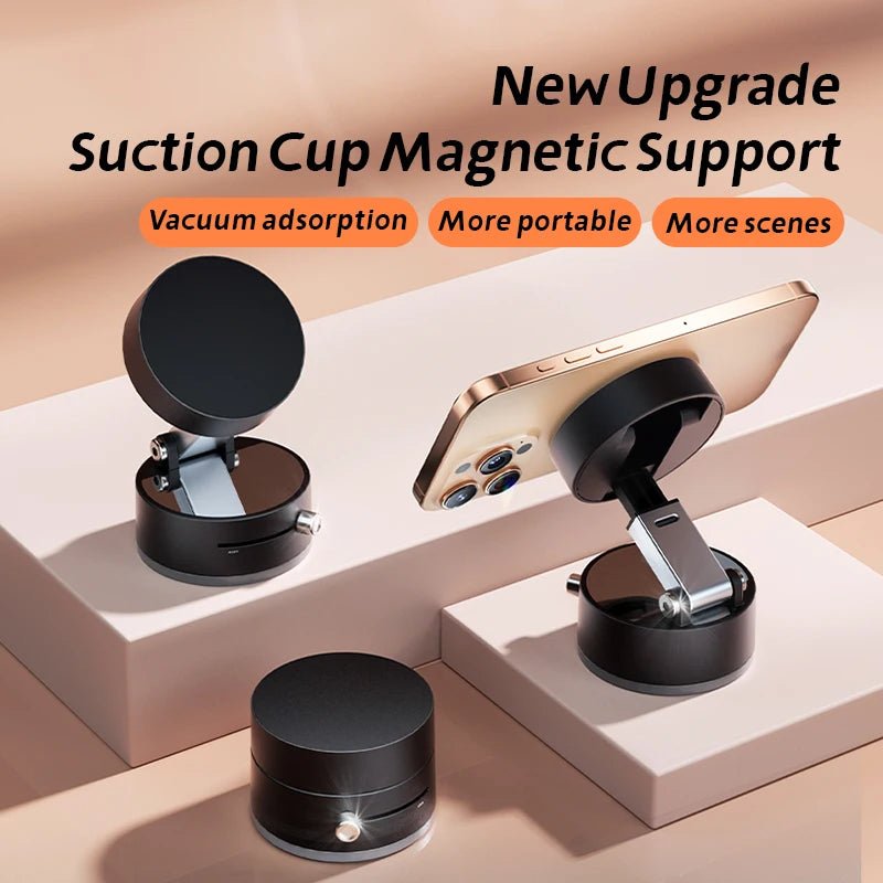 Double - Sided Magnetic Phone Holder Hands - Free Suction Mount - EGBull