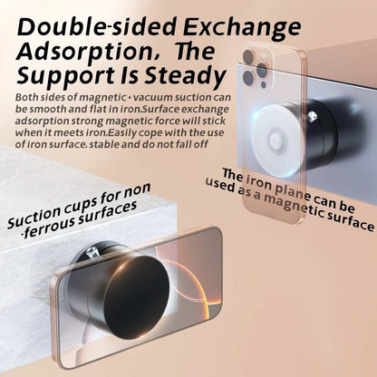 Double - Sided Magnetic Phone Holder Hands - Free Suction Mount - EGBull