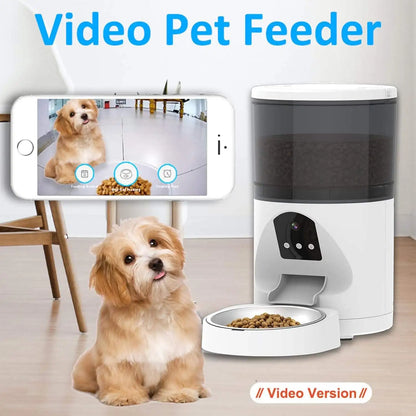 Smart Pet Feeder with Camera & Voice Control - EGBull