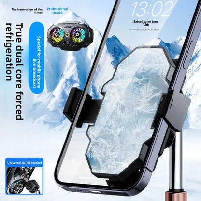 SL55 Semiconductor Phone Cooler with Digital Display & Stand for Gaming/Live Stream - EGBull