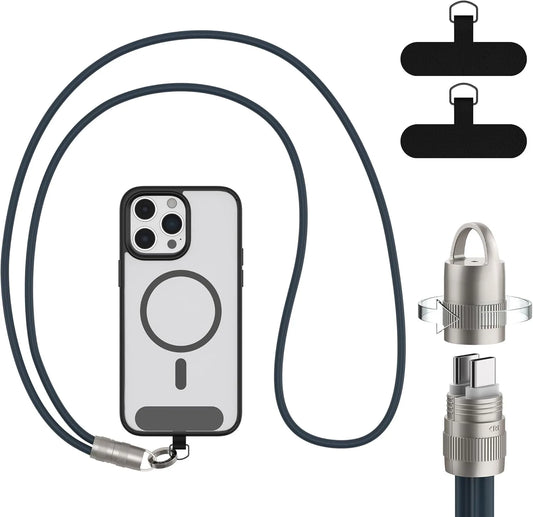 PD 60W Fast - Charging USB - C Cable with Anti - Theft Silicone Lanyard | Data Sync & Security - EGBull