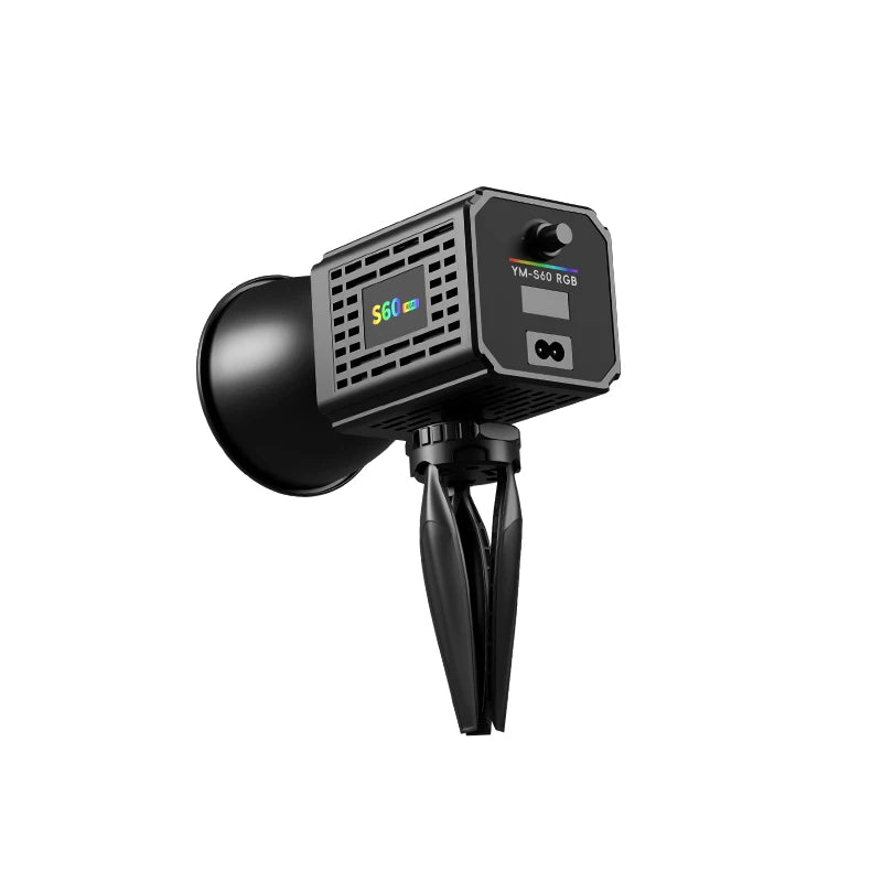 S60Cob Mini RGB LED Handheld Light | Outdoor Studio Photography Lighting & Rechargeable - EGBull