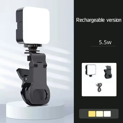 Mini Portable LED Video Light - Full Color RGB Camera Flash for Photography - EGBull