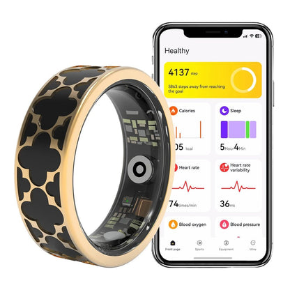 R26 Waterproof Smart Health Ring – 50m Fitness Tracker for Heart Rate, Sleep & Pedometer - EGBull