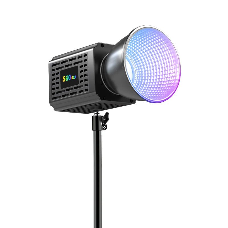 S60Cob Mini RGB LED Handheld Light | Outdoor Studio Photography Lighting & Rechargeable - EGBull