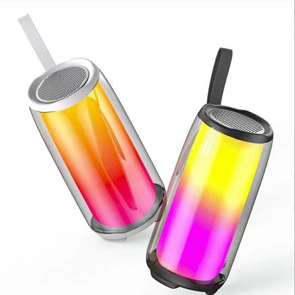 Portable 10 W Pulse Bluetooth Speaker with Blue LED Lights - EGBull