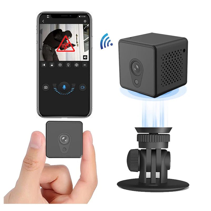 Home 1T Mini Wireless Security Camera with Night Vision & Motion Detection – Portable HD Surveillance - EGBull