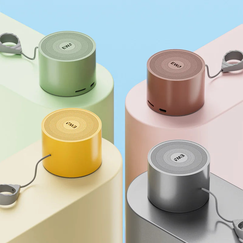 A129 Portable Bluetooth Speaker with TWS Bass, 3D Sound, Long Battery Life & Memory Card Support