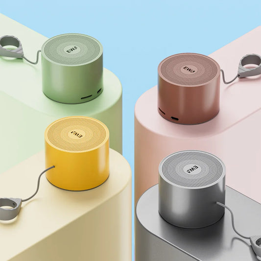 A129 Portable Bluetooth Speaker with TWS Bass, 3D Sound, Long Battery Life & Memory Card Support