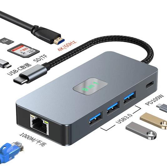 USB - C Multiport Hub with 4K HDMI & Gigabit Ethernet - EGBull