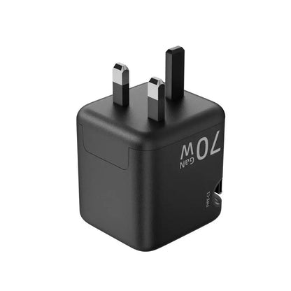 70W Dual - Port USB - C Wall Charger – PD & QC Fast Charging Cube Adapter - EGBull