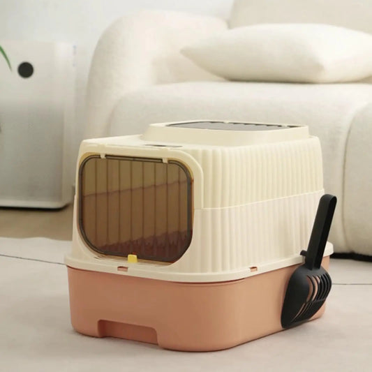 Easy-Clean Drawer Litter Box