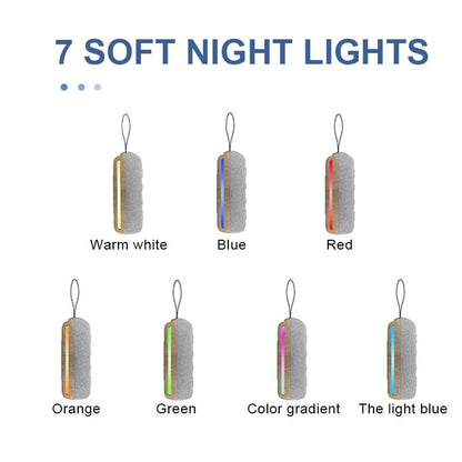Smart Sleep Speaker with Night Light – 40 White - Noise Sounds & 7 - Color Baby Mode - EGBull