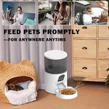 Smart Pet Feeder with Camera & Voice Control - EGBull