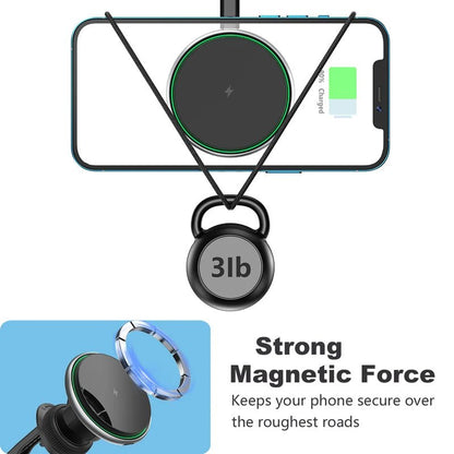 15W Magnetic Metal Wireless Car Charger – Fast Qi2 Magnetic Mount - EGBull
