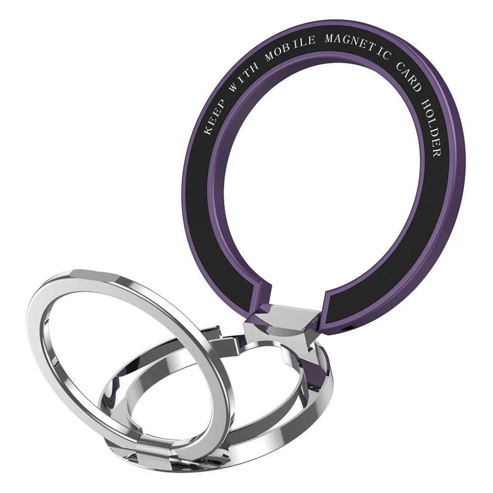 New Magnetic Mobile Phone Ring Holder Zinc Alloy 360 Rotary Hands - Free Design - EGBull