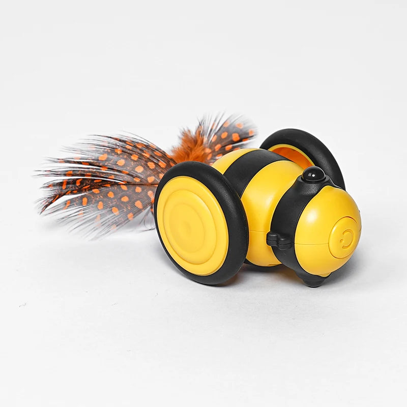 Automatic Bee-Shaped Cat Toy