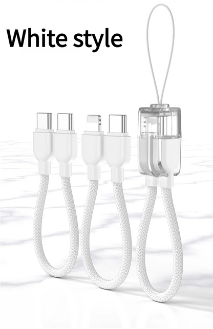 20cm Multi - function Type - C Fast Charging Cable (60W) with Lanyard | Portable Charging - EGBull