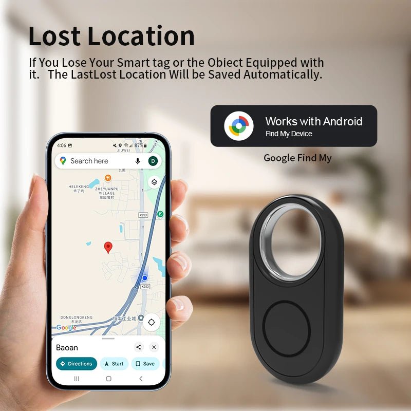 Smart GPS Bluetooth Tracker – Compatible with Google Find My Device - EGBull