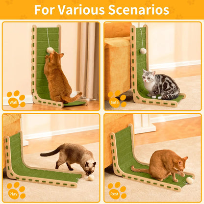 Double-Sided L-Shape Cat Scratcher