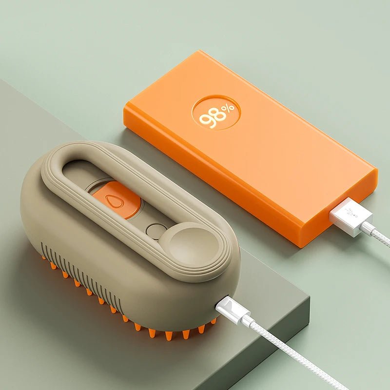 Multi - Functional Electric Pet Steam Brush - EGBull