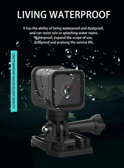 1080P Mini Sports Camera with WiFi, Night Vision & Motion Detection – CS03 Outdoor Security IP Cam - EGBull