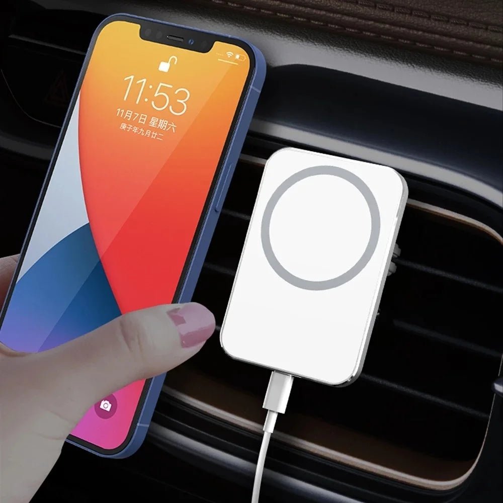 15W Magnetic Wireless Car Charger – Fast Air Vent Phone Holder - EGBull