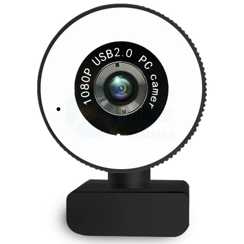 4K/2K USB Streaming Webcam with Ring Light for PC/Mac - EGBull