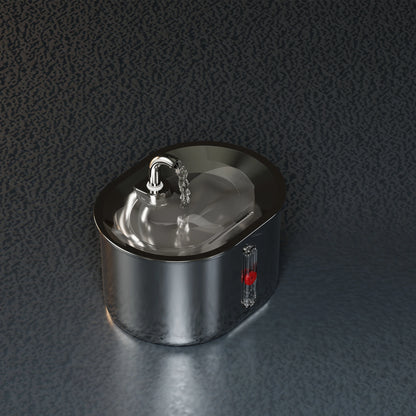 Multi - Filter Pet Water Fountain with Automatic Pump Cleaning - EGBull