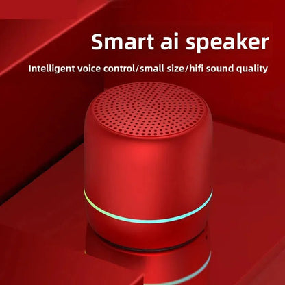 Portable Mini Outdoor Bluetooth Speaker with AI Voice Control & Wireless Subwoofer - EGBull